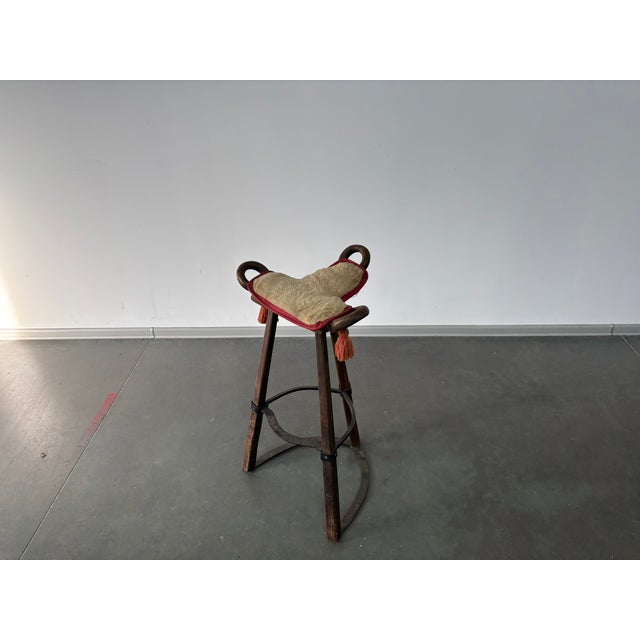 Brutalist Vintage Brutalist Marbella Stool by Sergio Rodrigues, 1970s For Sale - Image 3 of 16