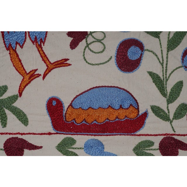 Suzani Pictorial Wall Decor For Sale - Image 6 of 10
