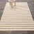 Ventura Stripe Natural Ivory Rug - 8 X 10 For Sale In Los Angeles - Image 6 of 6