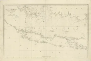 Large Chart of the Island and Sea of Java, 1863