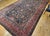 19th Century Oversized Persian Farahan Sarouk Rug, Hand-Knotted Wool, Allover Geometric Design, Navy & Red, 11x17 For Sale - Image 4 of 16