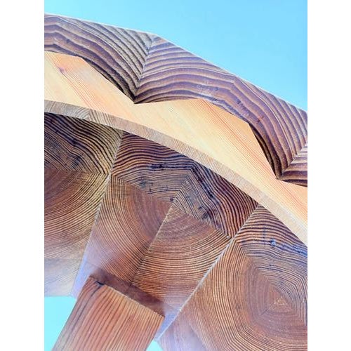 Scandinavian Sculptural Pine Wood Pendant Light, Sweden, 1980 For Sale - Image 14 of 18