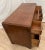 Wood 1930s Art Deco Desk Waterfall Top Seven Dovetail Brass Drawers Walnut Finished Back For Sale - Image 7 of 18