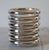 Traditional Vintage B. Rogers Sterling Silver & Glass Coasters S/6 For Sale - Image 3 of 12