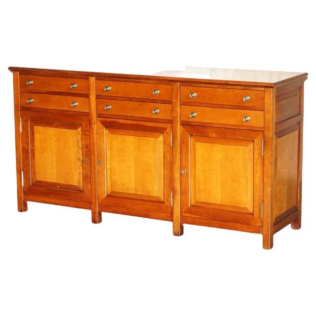 Large Cherrywood Sideboard or Cupboard with 6 Drawers from MultiYork For Sale