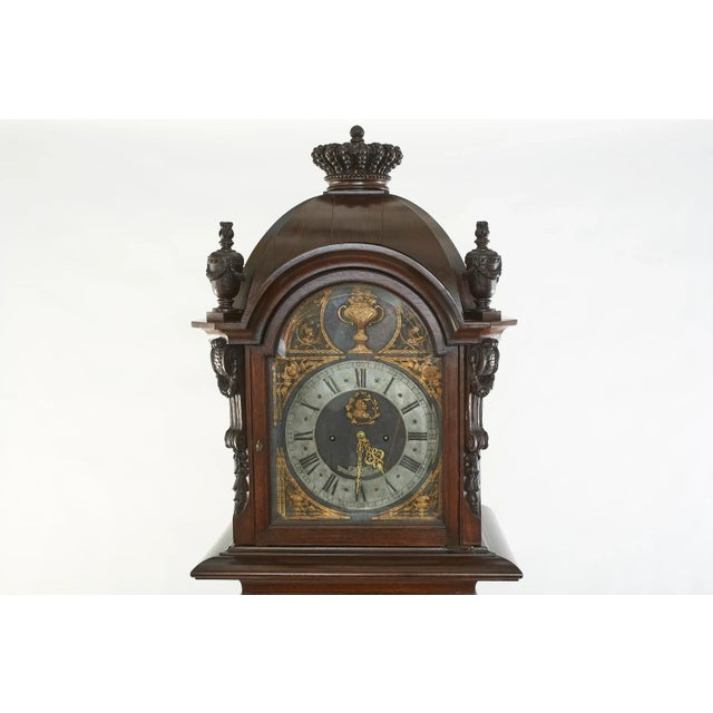 Gothic 18th Century German Grandfather Clock For Sale - Image 3 of 13