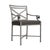 Brown Jordan Venetian Arm Chair, Mica frame with Fusion Charcoal fabric For Sale - Image 12 of 12