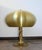 Gilt Brass Mushroom Table Lamp, 1970s, in Very Good conditions. Designed 1970 to 1979 European Plug (up to 250V).The...