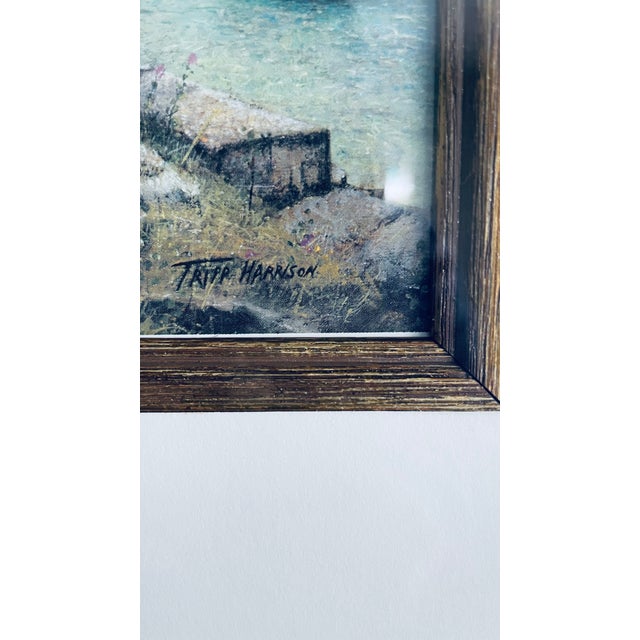 Harbour Island Bahamas Framed Lithograph For Sale - Image 4 of 5