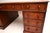 Antique Victorian Leather Top Partners Desk, 1860 For Sale - Image 9 of 11