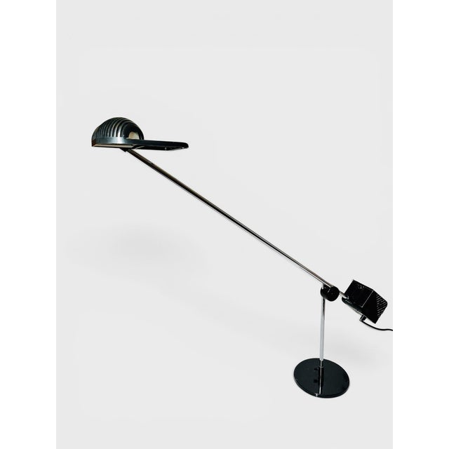 Table Lamp Maniglia designed by De Pas, D'Urbino and Lomazzi for Stilnovo, 1970s This piece has an attribution mark, I am...