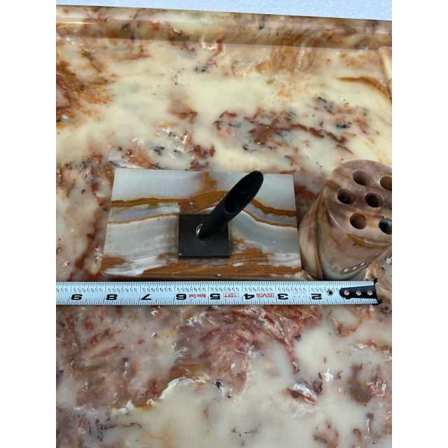 Up for consideration is a beautiful collection of marble desk accessories. These would be lovely in your home and they are...