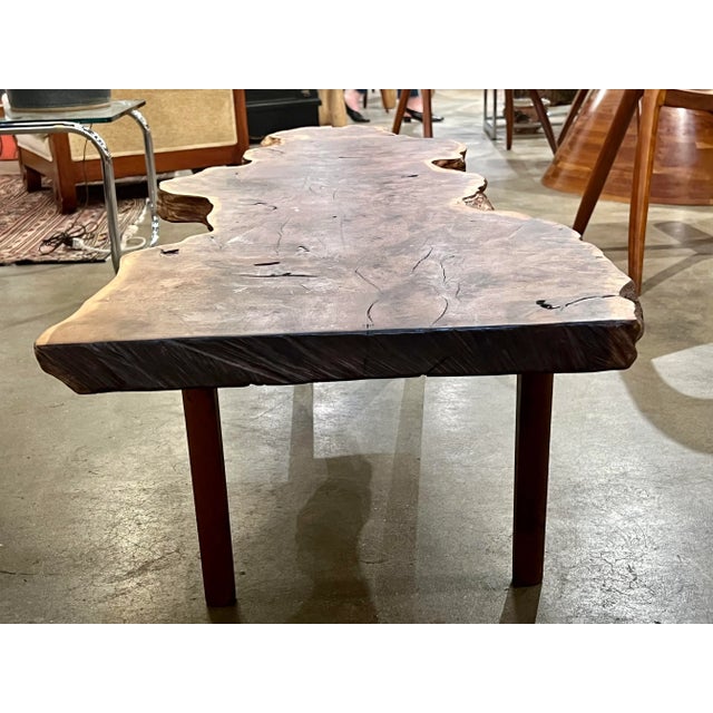 Nakashima Studio Nakashima Style Organic Modern Coffee Table For Sale - Image 4 of 9