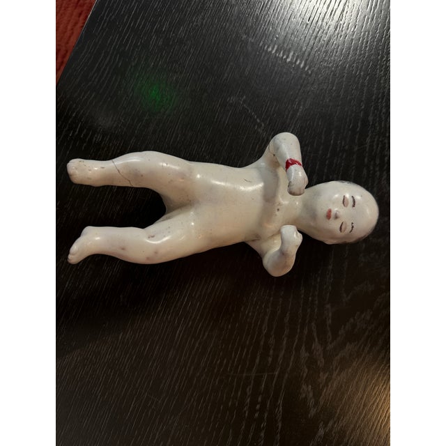 Enameled Earthenware Baby Figure from Nevers, 18th Century For Sale - Image 11 of 13