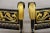 Egyptian Revival Regency Black Ebonized Gold Gilt Lion Head Throne Chairs - Pair For Sale - Image 9 of 12