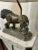 Mid Century Modern Floor Lamp Lion and Marble Motif For Sale - Image 4 of 9