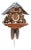 Traditional Black Forest Chalet Clock - Movable Beer Drinker & Edelweiss For Sale