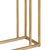 Regina Andrew Echelon Sofa Hugger Table in Natural Brass For Sale - Image 4 of 5