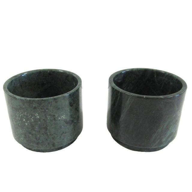 Anastasio Home Tania Sarin Bespoke Espresso Set Stone Cups and Brass Tray For Sale In Miami - Image 6 of 9