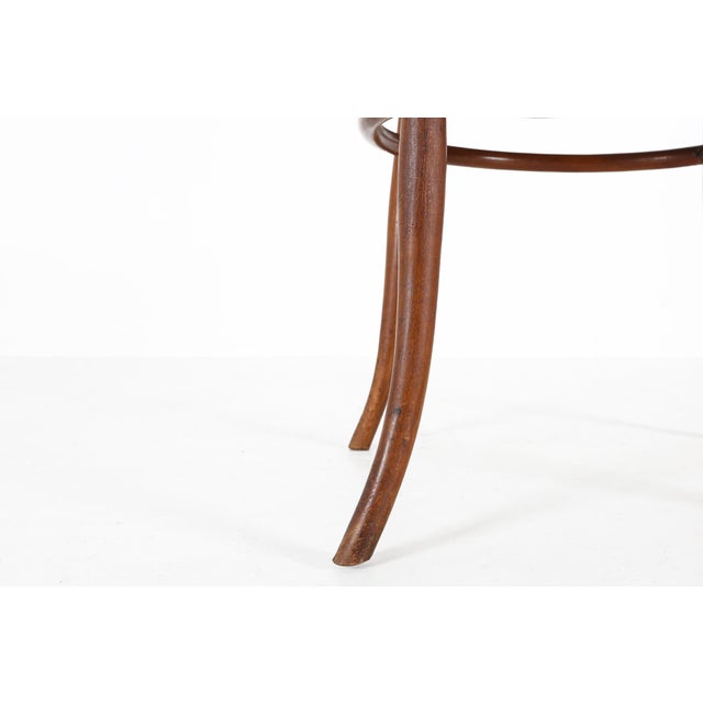 Vintage Armchair in Bentwood with Canework, 1950 For Sale - Image 10 of 12