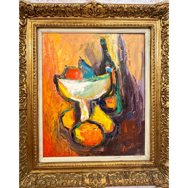Add this unique Still Life Singed Framed Painting to your collection to add a pop of color and design to your space....