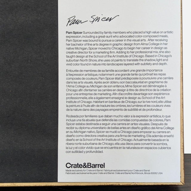 Crate & Barrel Pam Spicer “Aspen Symphony” Framed Print For Sale In San Francisco - Image 6 of 7