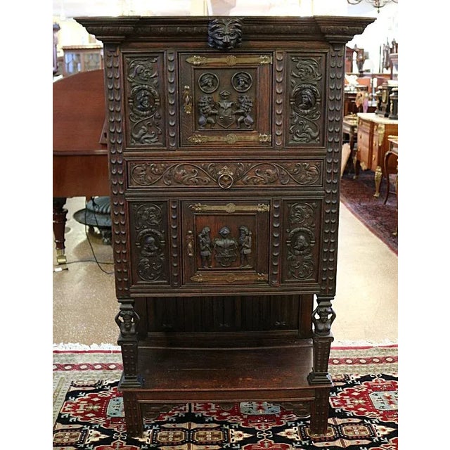 ​19th Century Oak French Brittany Cupboard Cabinet For Sale - Image 12 of 12