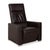 Leather and Chrome Alba Armchair with Manual Reclining Function from Brühl For Sale - Image 15 of 15