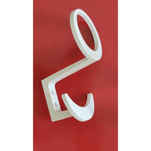 Mid-Century Modern Vintage Austrian Coat Hooks, 1970s, Set of 4 For Sale - Image 3 of 8