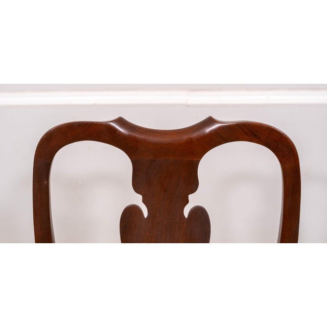 1970s Set of 6 Hickory Chair Co Mahogany Dining Room Chairs For Sale - Image 5 of 16