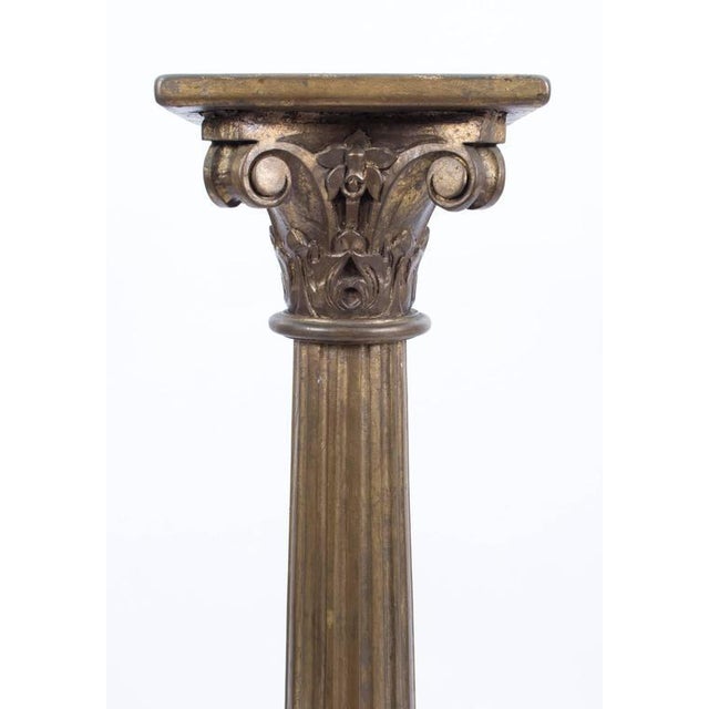Victorian Corinthian Column Pedestals, Set of 2 For Sale - Image 5 of 10