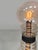 Vintage Bulb Table Lamp in Bubble Glass by Herbert Proft for Glashutte Limburg, 1970s For Sale - Image 3 of 5