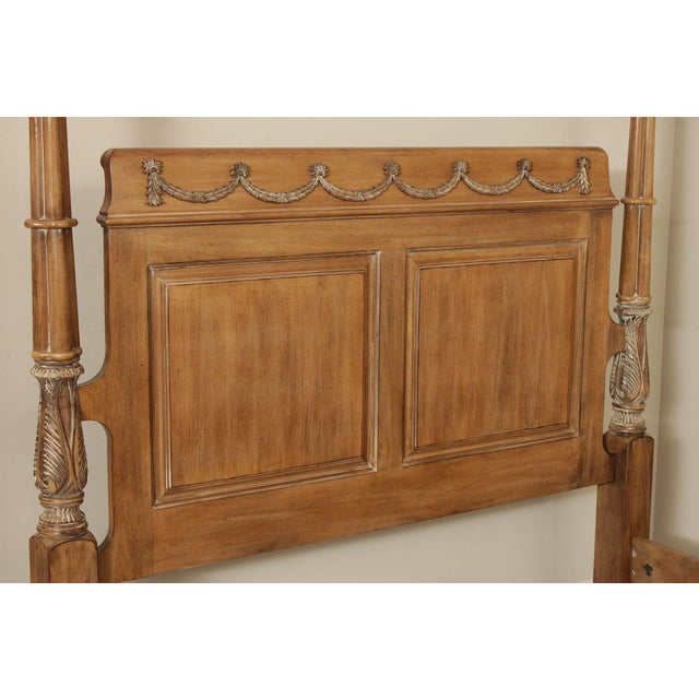 Wood Lexington Furniture Queen Poster Bed For Sale - Image 7 of 18