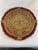 An elegant hand carved and hand painted large 17.25" diameter Italian Florentine Tray. Circa Mid 20th Century. This...