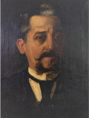 Portrait of a Gentleman, 1890s-1910s, Oil on Canvas