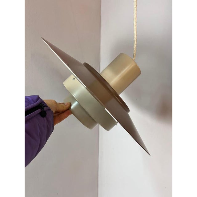 Falcon Pendant Lamp in Brown by Andreas Hansen for Fog & Mørup For Sale - Image 9 of 11