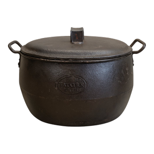 Antique Scottish Cast Iron Oval Boiler by Falkirk – Imperial– Circa 1900