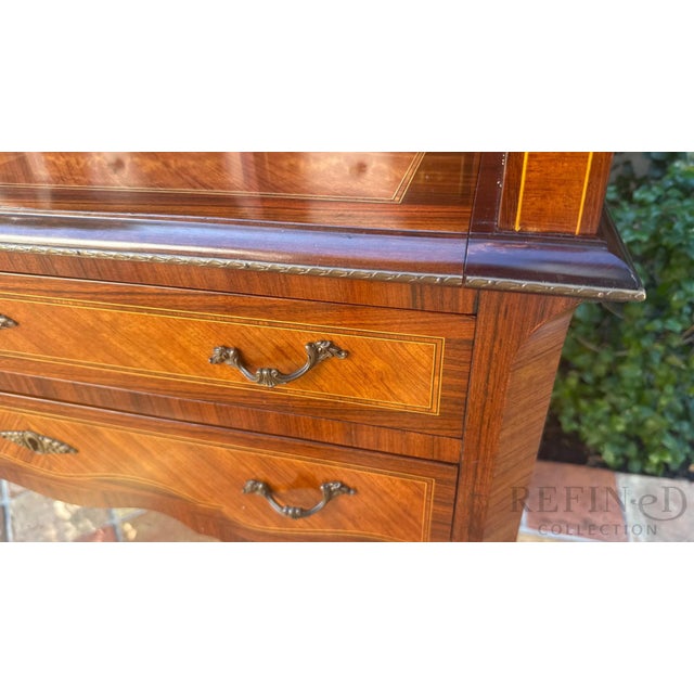 English Cylinder Roll Top Secretary Desk by H & L L Epstein — Cabinetmaker E. W. Vickerman For Sale - Image 10 of 16