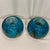 Late 20th Century Palm Beach Regency Mdina Style Hand-Blown Mottled Cased Art Glass Globe Vases - A Pair For Sale In Mobile - Image 6 of 10