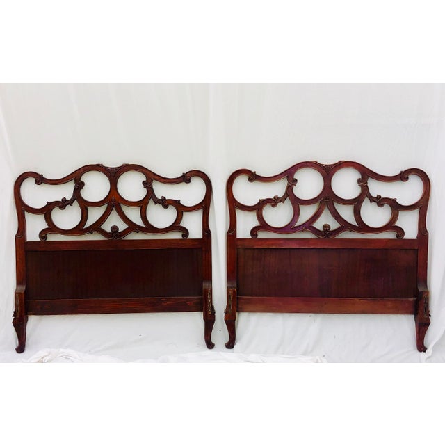 Pair Antique French Style Twin Beds Chairish