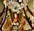 Rustic European Antique Italian Iron and Colored Crystal Chandelier With Crystal Beading For Sale - Image 3 of 18