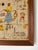 Vintage Framed Needlepoint Textile Wall Art With Whimsical Domestic Scene For Sale - Image 9 of 11