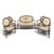 Louis XVI Style Sofa, Armchairs and Chairs in Aubusson Tapestry, Set of 5 For Sale - Image 18 of 18