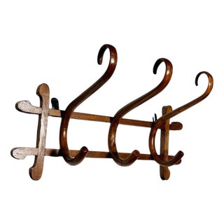 Late 19th Century Wall Coat Rack from Thonet, Vienna For Sale
