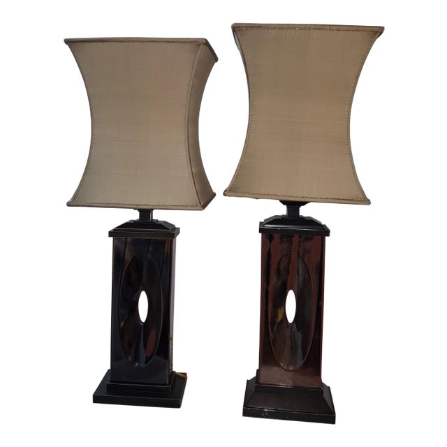 Maitland Smith Table Lamps - A Pair For Sale