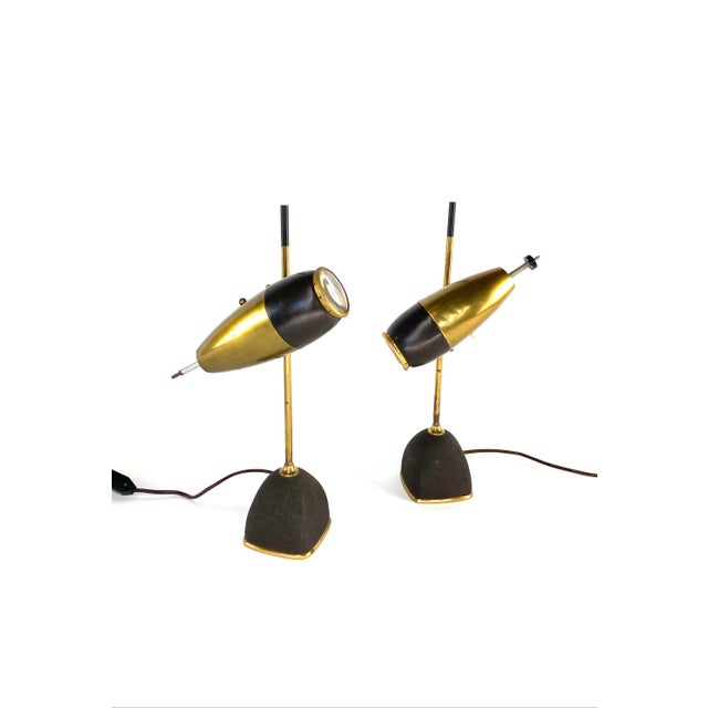 1960 Oscar Torlasco Table Lamps Mod. 577, Lumi Milan - a Pair For Sale - Image 9 of 13