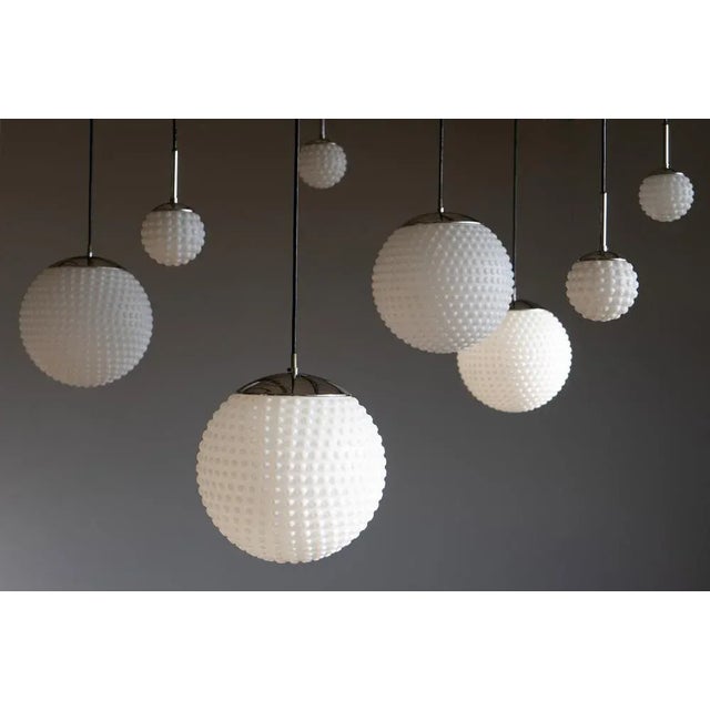 Opaline Glass Ceiling Lamp by Rolf Krüger for Staff Leuchten, Germany, 1970s For Sale - Image 10 of 13