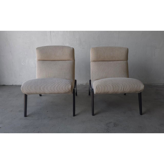 Pair of Mid Century Scoop Lounge Chairs For Sale - Image 10 of 11