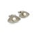 1990s Pair of Mikimoto Estate Akoya Pearl Mens Cufflinks 6.5 mm Sterling Silver For Sale - Image 4 of 7