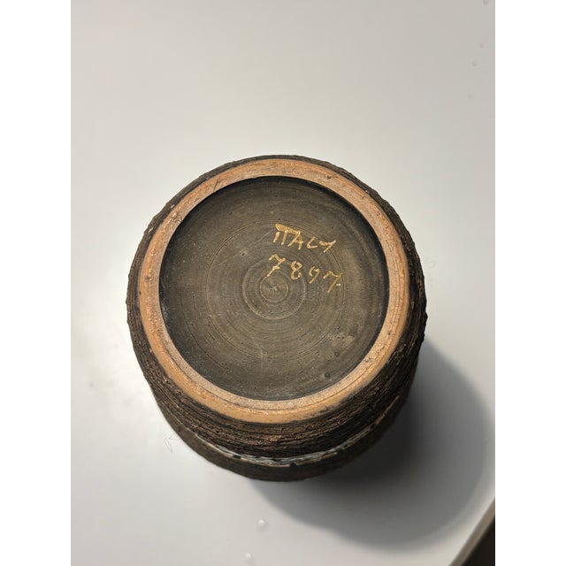 Beige Brutalist Sculptural Ceramic Vase by Fratelli Fanciullacci, Italy, 1960s For Sale - Image 8 of 12